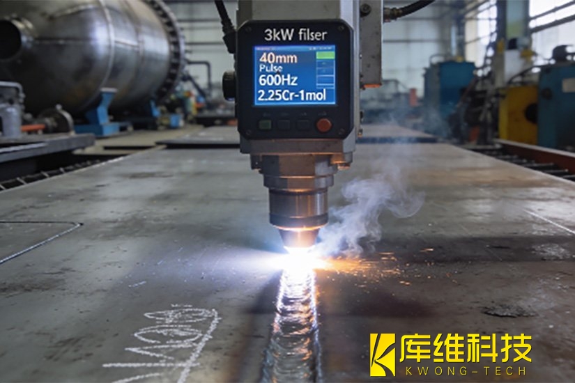 4kW光纖激光+500Hz脈沖模式